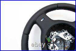 01-06 BMW 3 E46 5 E39 X5 new NAPPA LEATHER SPORT SW M-stitch / blue stripe