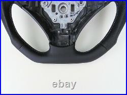 03-05 BMW E60 E61 NEW NAPPA LEATHER ERGONOMIC INLAYS FLAT BOTTOM M stitch/stripe