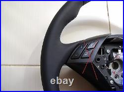 03-05 BMW E60 E61 NEW NAPPA LEATHER STEERING WHEEL/THUMB RESTS/M STYLE stitch