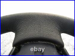 05-07 BMW E60 E61 NEW FACTORY LEATHER HEATED SW / THUMB RESTS / BLACK stitch