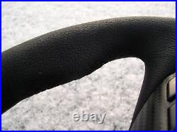 05-07 Bmw E60 E61 New Factory Leather Heated Sw / Thumb Rests / Black Stitch