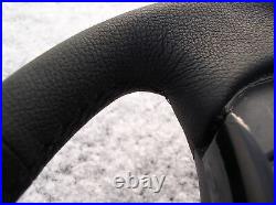 05-07 Bmw E60 E61 New Factory Leather Heated Sw / Thumb Rests / Black Stitch