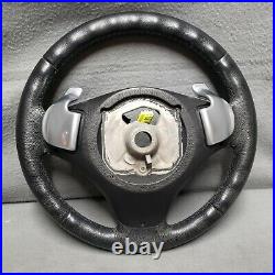 05-13 BMW M SPORT TECH 1 3 & X Stitched Leather Paddle Shift Steering Wheel NICE