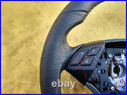 07-10 Bmw E60 E61 New Nappa Leather Ergonomic Inlays Steering Wheel Thick&heavy