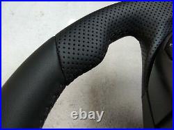 07-10 Bmw E60 E61 New Nappa / Perforated Leather Ergonomic Inlays Sw Flat Bottom