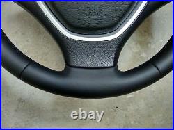 07-14 BMW OEM X5 E70 X6 E71 SPORT NEW NAPPA LEATHER STEERING WHEEL withSRS thick