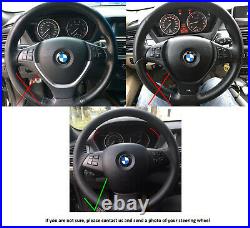 07-14 BMW X5 E70 E70LCi NEW NAPPA LEATHER ERGONOMIC INLAYS SW /FLAT BOTTOM /base