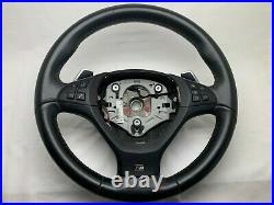 07-14 BMW X5 E70 X6 E71 HEATED LEATHER STEERING WHEEL M SPORT With SHIFTERS OEM