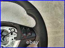 07-14 BMW X5 E70 X6 E71 SPORT NEW NAPPA LEATHER ERGONOMIC INLAYS SW /FLAT bottom