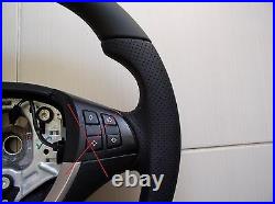 07-14 BMW X5 E70 X6 E71 SPORT NEW NAPPA LEATHER ERGONOMIC INLAYS SW /FLAT bottom