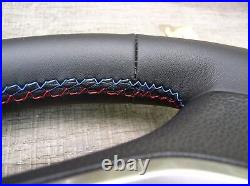 07-14 BMW X5 E70 X6 E71 SPORT NEW NAPPA LEATHER STEERING WHEEL / M-style stitch