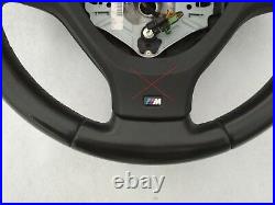 07-14 Bmw X5 E70 X6 E71 M-tech M-sport / Factory Nappa Leather Steering Wheel