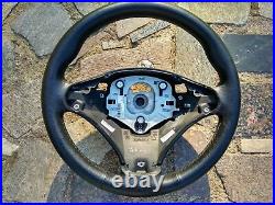 07-14 Bmw X5 E70 X6 E71 Sport Black Leather Paddle Shift Steering Wheel