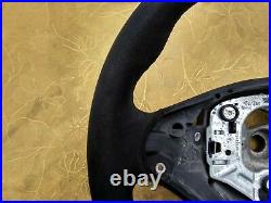 07-14 Bmw X5 E70 X6 E71 Sport / New Alcantara Leather Shift Steering Wheel