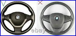 07-14 Oem Bmw X5 E70 X6 E71 Sport Glossy Carbon Steering Wheel Buttons Panel