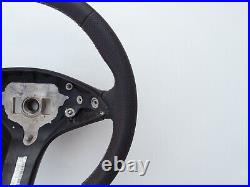 08-13 MERCEDES W204 C63 NEW NAPPA/PERFORATED STEERING WHEEL THICK GRAY stitch