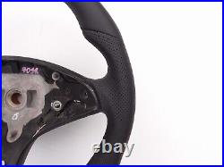 08-13 MERCEDES W204 C63 NEW NAPPA/PERFORATED STEERING WHL THICK BLACK stitch