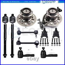 10x Front Ball Joint Steering Tie Rod End Link Sway Bar For 2006-2008 GMC Canyon