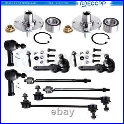 10x Front Ball Joint Steering Tie Rod End Link Sway Bar For 2006-2010 Ford Focus