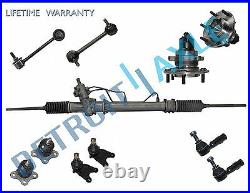 11pc Complete Power Steering Rack and Pinion Suspension Kit for Passport 2WD