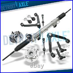 11pc Rack and Pinion Wheel Hub Bearing Control Arms for Dodge Ram 1500 2WD withABS