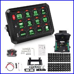 12Gang RGB Switch Panel Multifunction Led Work Light Bar Switches Box Controller