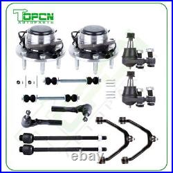 12Pcs Front Upper Control Arm Wheel Hub Bearing For 1999-05 06 GMC Sierra 1500