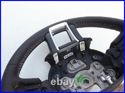 12-18 RANGE ROVER EVOQUE NEW NAPPA/PERFORATED LEATHER STEERING WHEEL BLACK mark