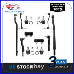 12pc Front Drag Link Ball Joint Sway Bar End Link Tie Rod for F-250 Super Duty
