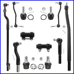 12pc Front Drag Link Ball Joint Sway Bar End Link Tie Rod for Ford F-250 SD