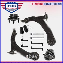 12pc Lower Control Arms + Wheel Bearings for Chevy Cobalt Pontiac Pursuit G5