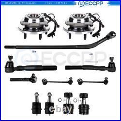 12x Front Steering Tie Rod End Ball Joint Sway Bar For 2007-2016 Jeep Wrangler