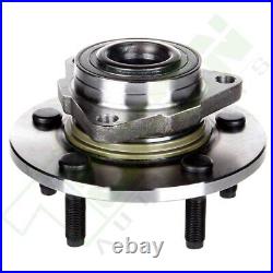 14Pc Front Suspension Wheel Hub Bearing Brake Rotor Pad For 02-05 Dodge Ram 1500