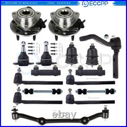 16Pieces Front Steering Tie Rod End Ball Joint Sway Bar For 1998-00 Isuzu Hombre