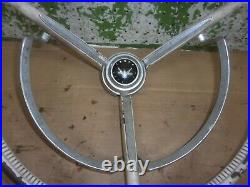 1960 Ford Thunderbird Steering Wheel Horn Button Bar Emblem 1958 1959 Oem