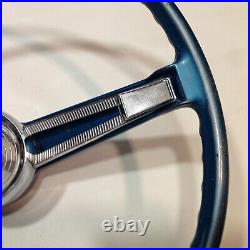 1961 Chevy Biscayne Bel Air Steering Wheel Horn Bar Ring Cap Original Vintage