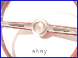 1964 1965 1966 442 / Cutlass F85 Rare Olds Red Steering Wheel & Horn Bar & Cap