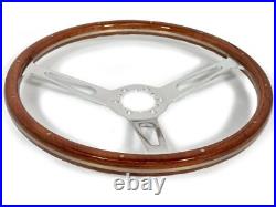 1967-68 Chevrolet Camaro 6-Bolt 15 Deluxe Walnut Wood Steering Wheel Kit, Tri