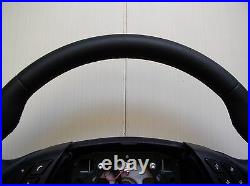 2007-2010 Bmw 5 Series E60 E61 New Nappa Leather Steering Wheel / Thumb Rests