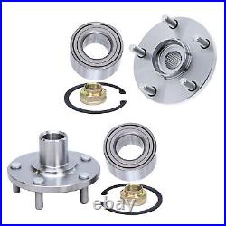2.4L Front Wheel Bearing Hubs Lower Control Arms Suspension Kit for Toyota Camry