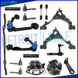 4WD 17pc Front Upper Lower Control Arms Wheel Bearing Kit for 2000-2003 F-150