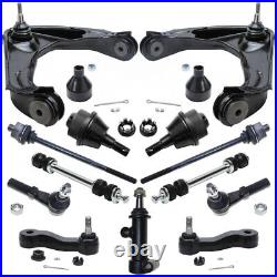 4WD Front Wheel Hub Bearing Control Arm Suspension Kit for GMC Sierra 2500 3500