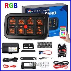 8 Gang RGB Switch Panel Color Changing LED Back Light for Chevrolet Pickup Truck