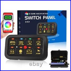 8 Gang RGB Switch Panel Color Changing LED Back Light for Chevrolet Pickup Truck