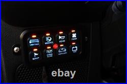8 Gang Switch Panel On-Off LED Work Light Bar Circuit Control Relay System Boat