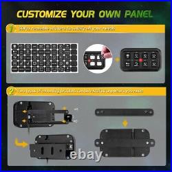 8 Gang Switch Panel RGB LED Back Lights for FORD F-150 F-250 F-350 Super Duty