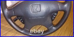 99 00 01 02 03 04 Honda Odyssey steering column wheel bar shaft with key SRS OEM
