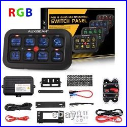 AUXBEAM AR-800 Multifunction 8 Gang RGB Switch Panel for Nissan Pickup Truck SUV