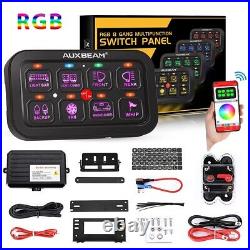 AUXBEAM AR-800 Multifunction 8 Gang RGB Switch Panel with bluetooth Controller