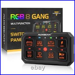 AUXBEAM RA80 XL 8 GANG RGB Switch Panel Electronic Circuit System LED Light Bar
